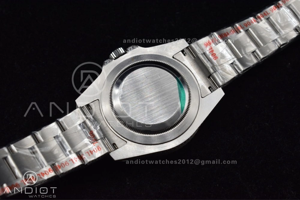 Sleek GMT 40mm Full Diamonds SS AMGF Best Edition Diamond Dial On Bracelet On VR 849