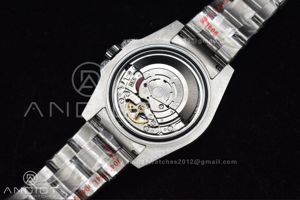 Sleek GMT 40mm Full Diamonds SS AMGF Best Edition Diamond Dial On Bracelet On VR 849