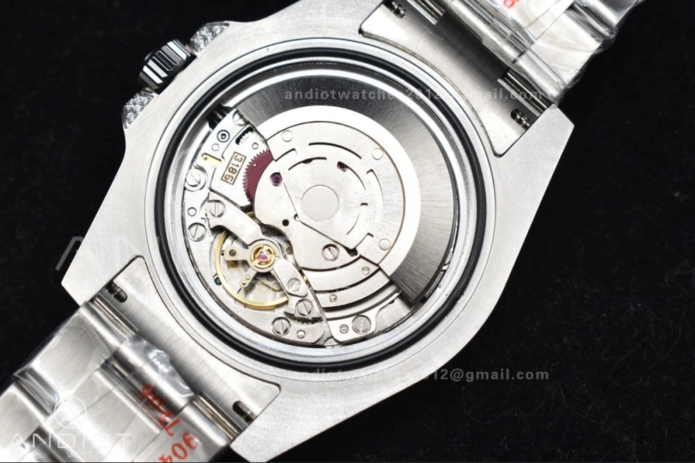 Sleek GMT 40mm Full Diamonds SS AMGF Best Edition Diamond Dial On Bracelet On VR 849