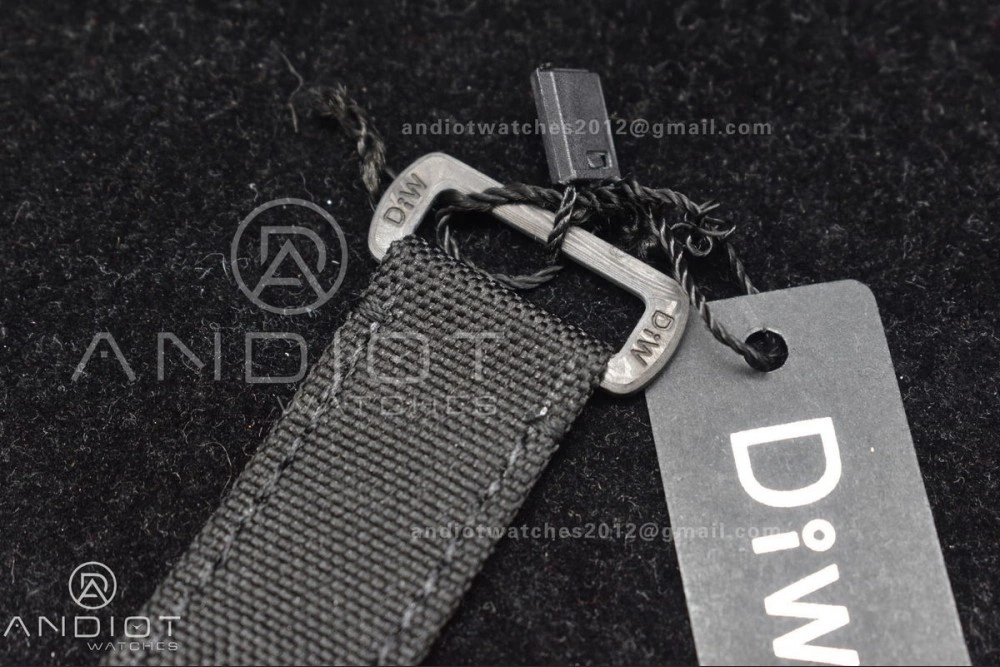 GMT DIW Carbon OMF Best Edition All Black Black Dial on Black Nylon Strap SA3186 CHS Practical 423
