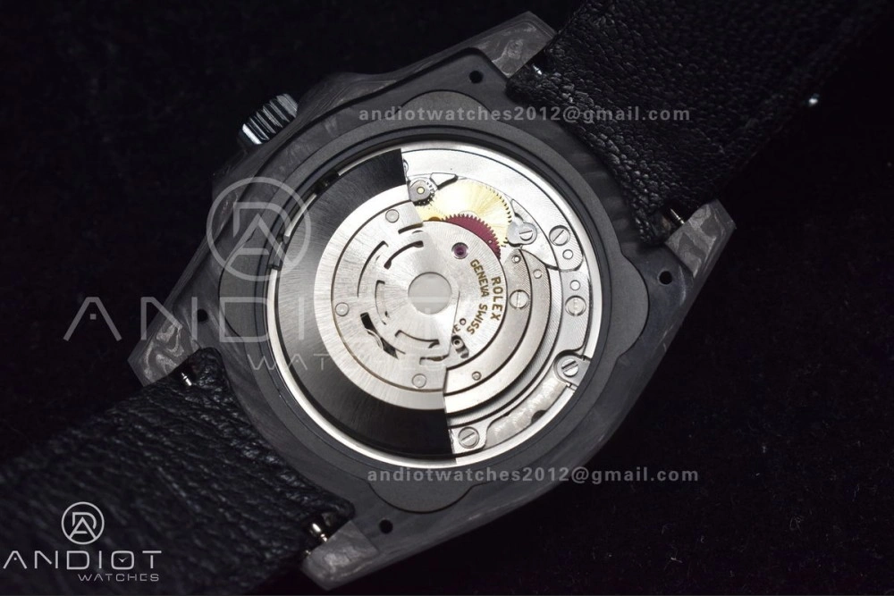 GMT DIW Carbon OMF Best Edition All Black Black Dial on Black Nylon Strap SA3186 CHS Practical 423