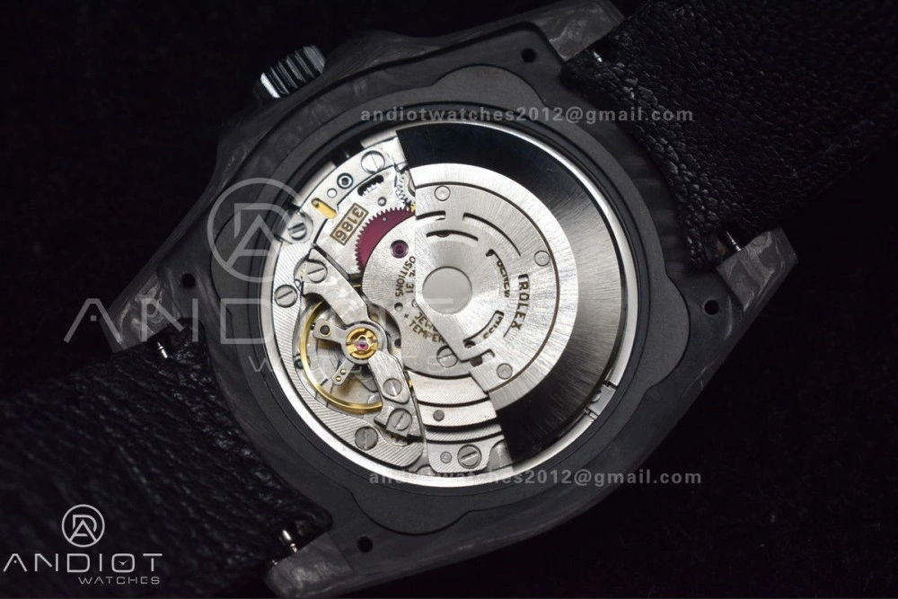 GMT DIW Carbon OMF Best Edition All Black Black Dial on Black Nylon Strap SA3186 CHS Practical 423