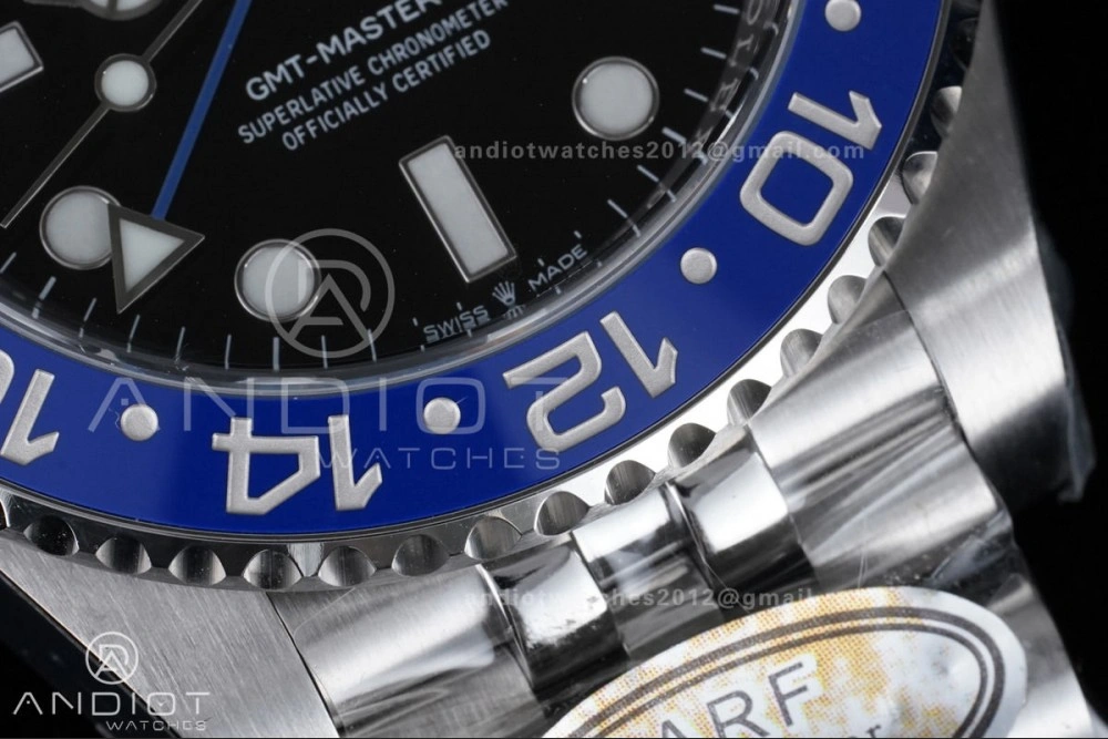 GMT Master II 126710 BLNR 904L SS ARF Batgirl 1:1 Best Edition New SH3285 On Jubilee Bracelet V Durable 850