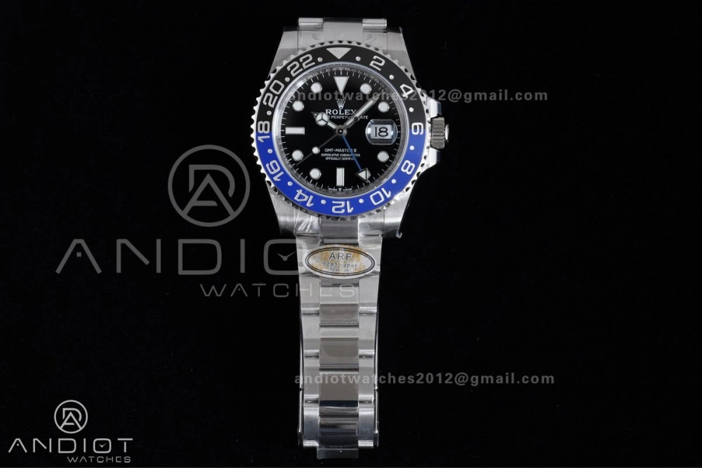 Sleek GMT Master II 126710 BLNR 904L SS ARF Batman 1:1 Best Edition New SH3285 On Oyster Bracelet V 851