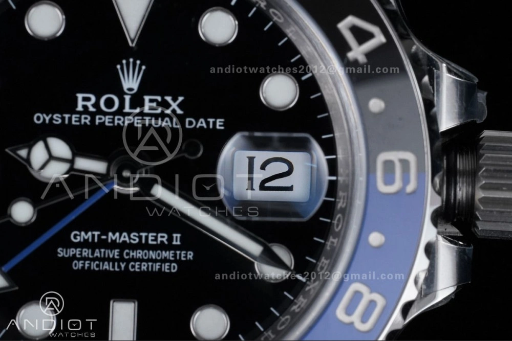 Sleek GMT Master II 126710 BLNR 904L SS ARF Batman 1:1 Best Edition New SH3285 On Oyster Bracelet V 851