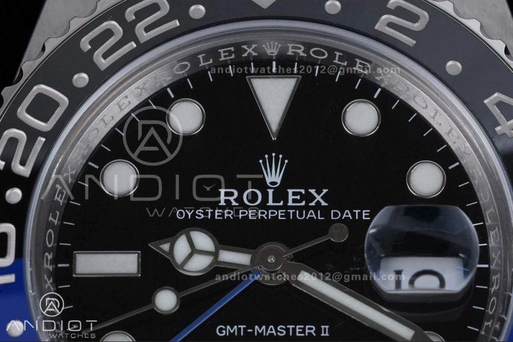 Sleek GMT Master II 126710 BLNR 904L SS ARF Batman 1:1 Best Edition New SH3285 On Oyster Bracelet V 851