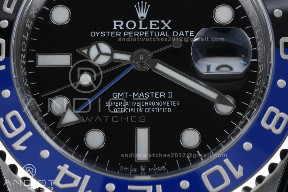 Sleek GMT Master II 126710 BLNR 904L SS ARF Batman 1:1 Best Edition New SH3285 On Oyster Bracelet V 851
