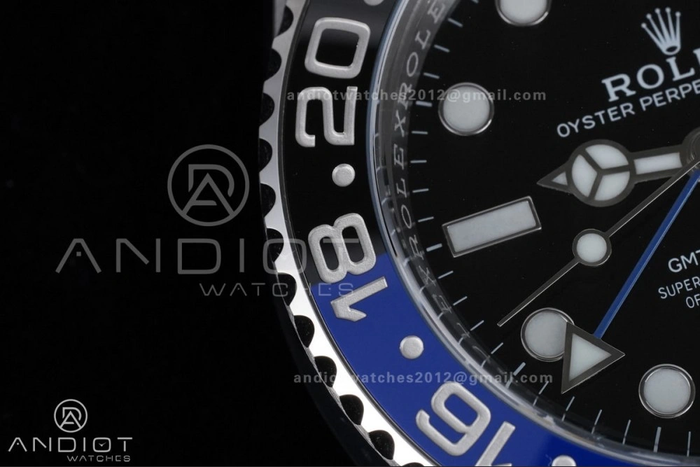 Sleek GMT Master II 126710 BLNR 904L SS ARF Batman 1:1 Best Edition New SH3285 On Oyster Bracelet V 851