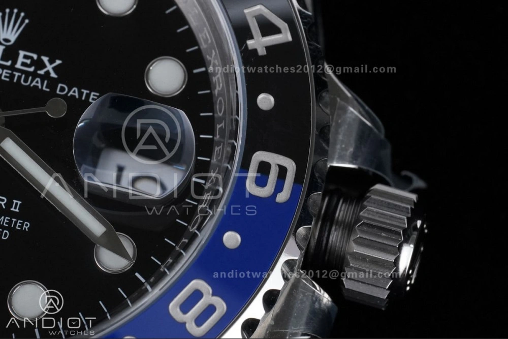 Sleek GMT Master II 126710 BLNR 904L SS ARF Batman 1:1 Best Edition New SH3285 On Oyster Bracelet V 851