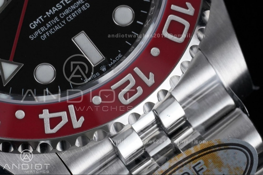 Timeless GMT Master II 126710 BLRO 904L SS ARF Pepsi 1:1 Best Edition On Jubilee Bracelet New SH3285 (UV Bezel ) V 862