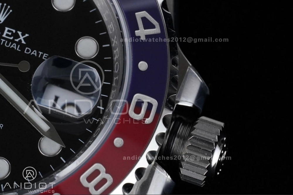 Timeless GMT Master II 126710 BLRO 904L SS ARF Pepsi 1:1 Best Edition On Jubilee Bracelet New SH3285 (UV Bezel ) V 862