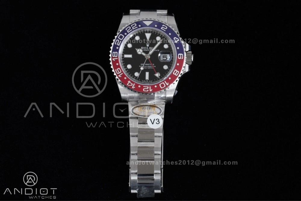GMT Master II 126710 BLRO 904L SS ARF Pepsi 1:1 Best Edition On Oyster Bracelet New SH3285 (UV Bezel ) V OdorResistant 858