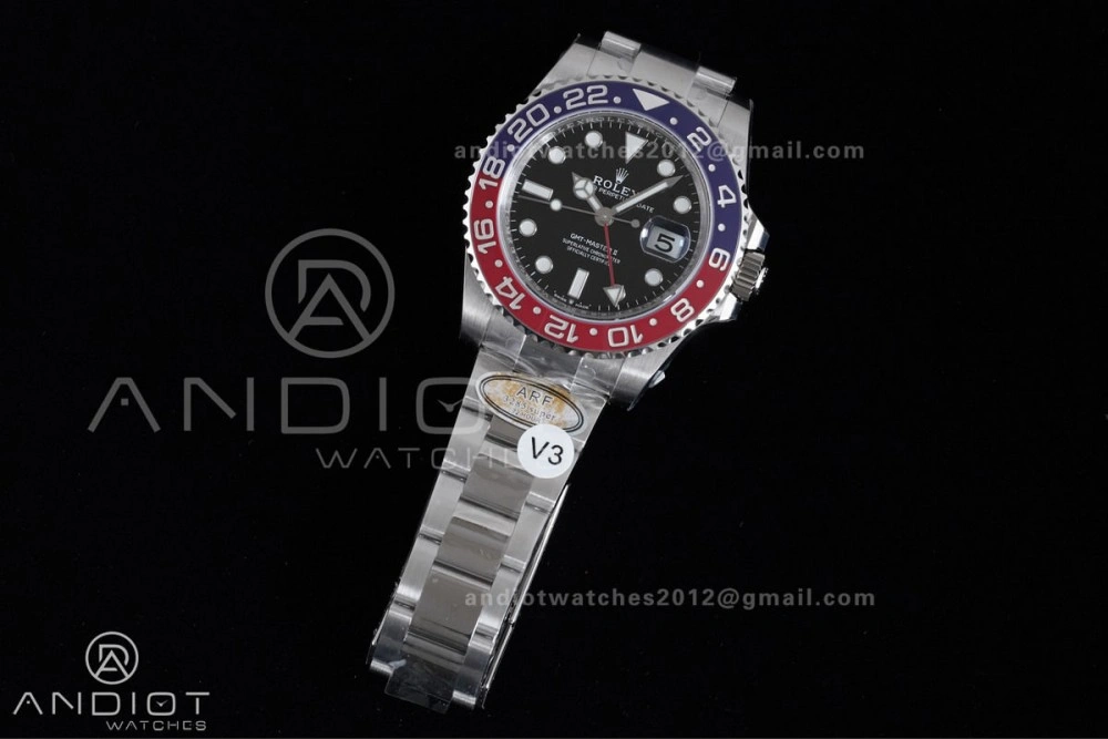 GMT Master II 126710 BLRO 904L SS ARF Pepsi 1:1 Best Edition On Oyster Bracelet New SH3285 (UV Bezel ) V OdorResistant 858