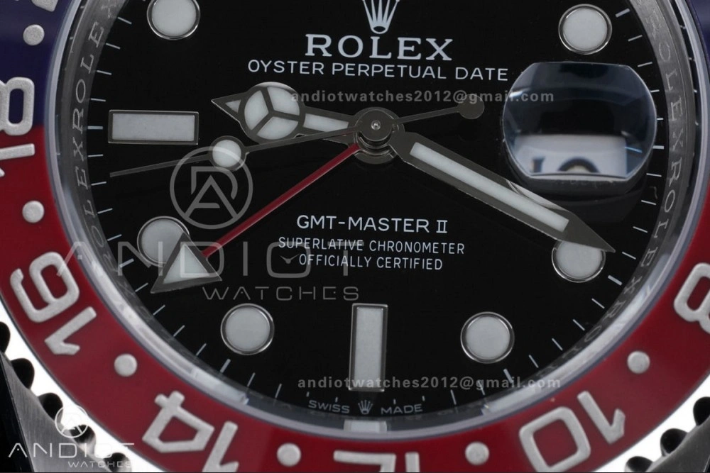 GMT Master II 126710 BLRO 904L SS ARF Pepsi 1:1 Best Edition On Oyster Bracelet New SH3285 (UV Bezel ) V OdorResistant 858