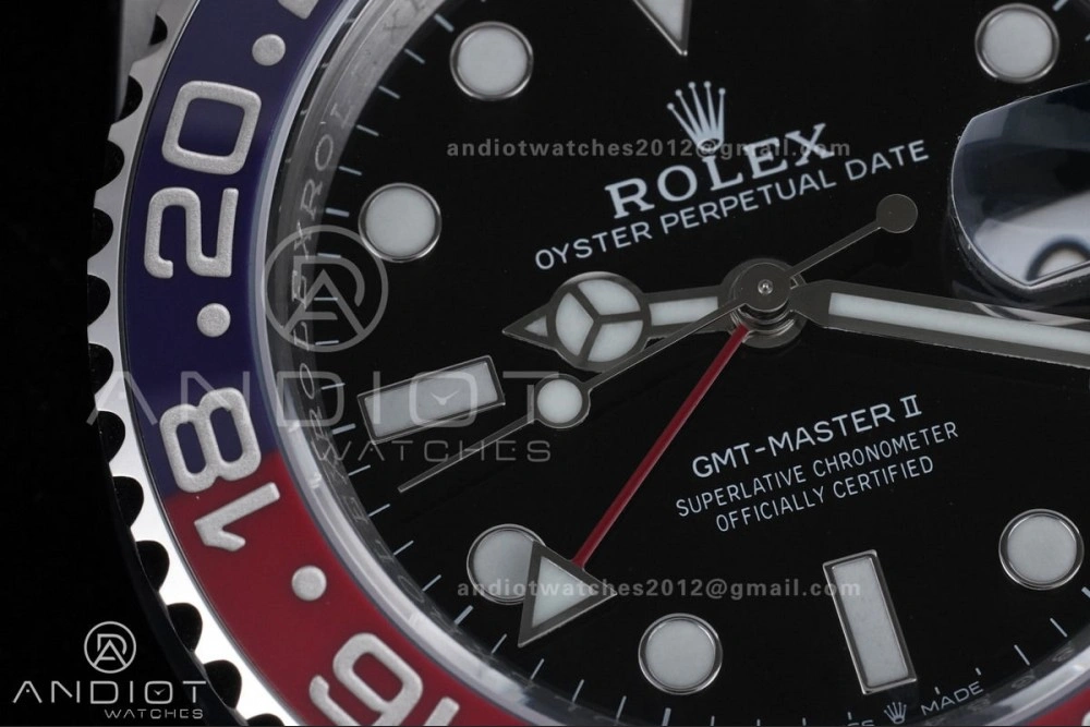 GMT Master II 126710 BLRO 904L SS ARF Pepsi 1:1 Best Edition On Oyster Bracelet New SH3285 (UV Bezel ) V OdorResistant 858
