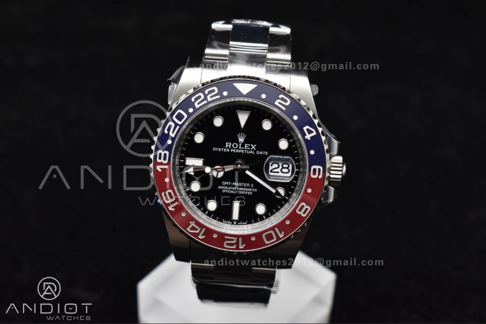 Sophisticated GMT-Master II 126710 BLRO Blue Red Ceramic Clean Factory Best Edition On Oyster Bracelet DD3285 CHS V3 With Newest UV Bezel 875