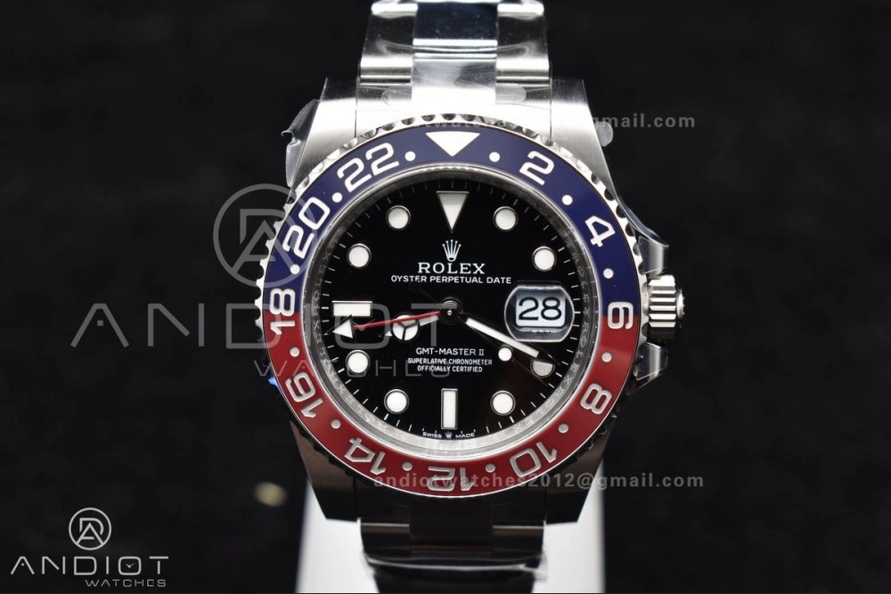 Sophisticated GMT-Master II 126710 BLRO Blue Red Ceramic Clean Factory Best Edition On Oyster Bracelet DD3285 CHS V3 With Newest UV Bezel 875