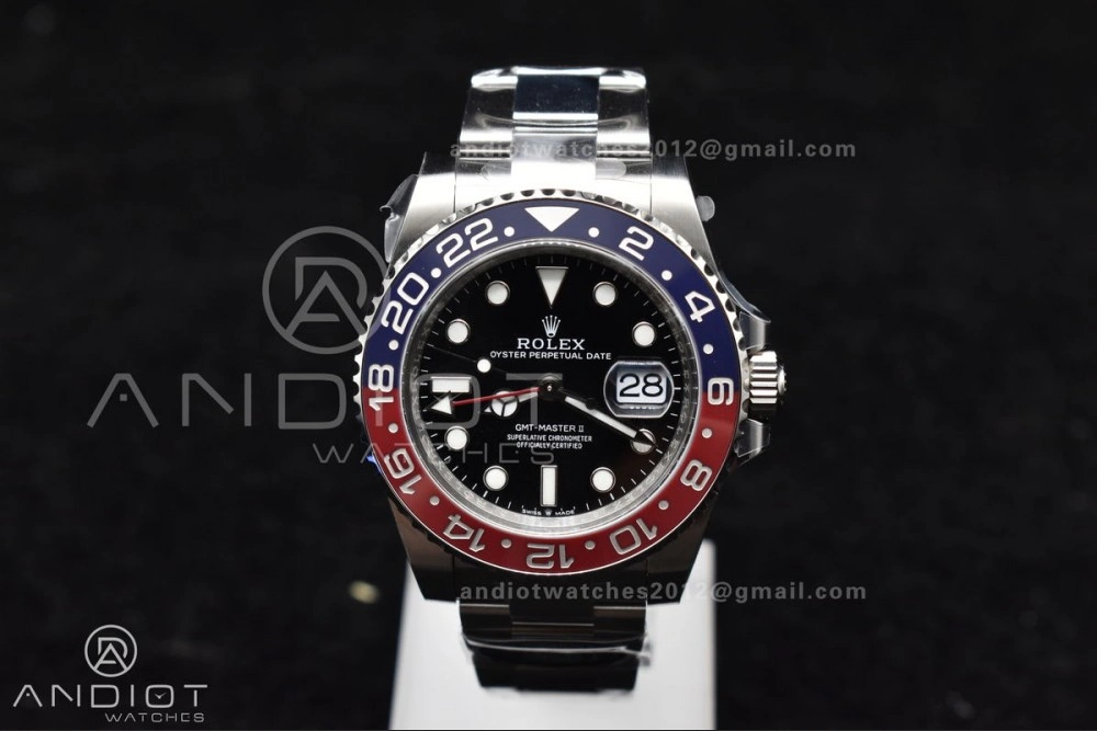 Sophisticated GMT-Master II 126710 BLRO Blue Red Ceramic Clean Factory Best Edition On Oyster Bracelet DD3285 CHS V3 With Newest UV Bezel 875