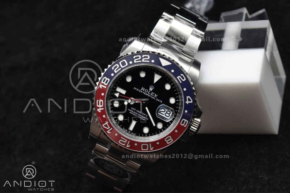Sophisticated GMT-Master II 126710 BLRO Blue Red Ceramic Clean Factory Best Edition On Oyster Bracelet DD3285 CHS V3 With Newest UV Bezel 875