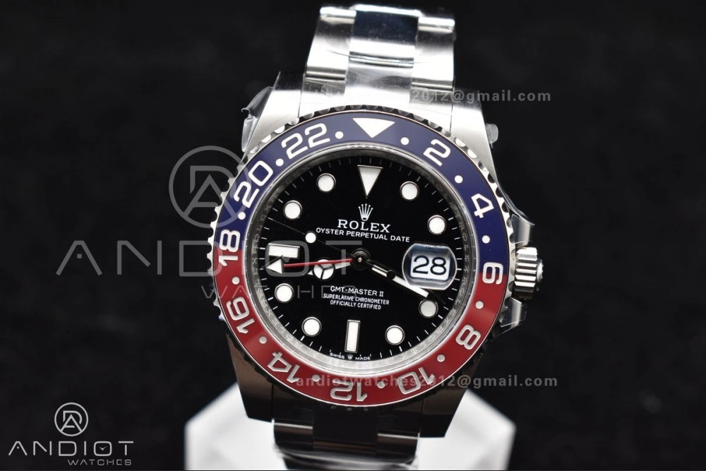 Sophisticated GMT-Master II 126710 BLRO Blue Red Ceramic Clean Factory Best Edition On Oyster Bracelet DD3285 CHS V3 With Newest UV Bezel 875
