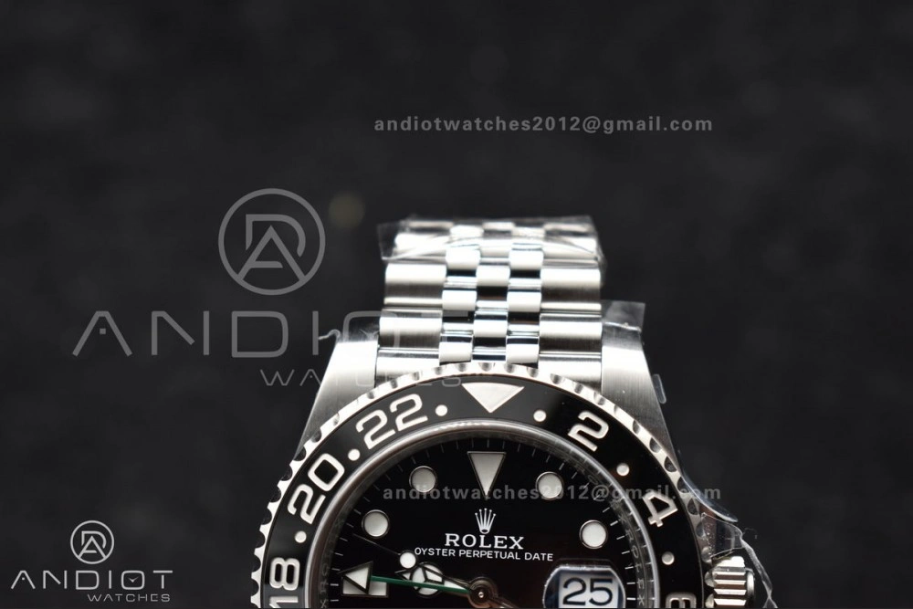 SoftTouch GMT-Master II 126710 GRNR Black Gray Ceramic 904L Steel Clean 1:1 Best Edition on Jubilee Strap DD 878