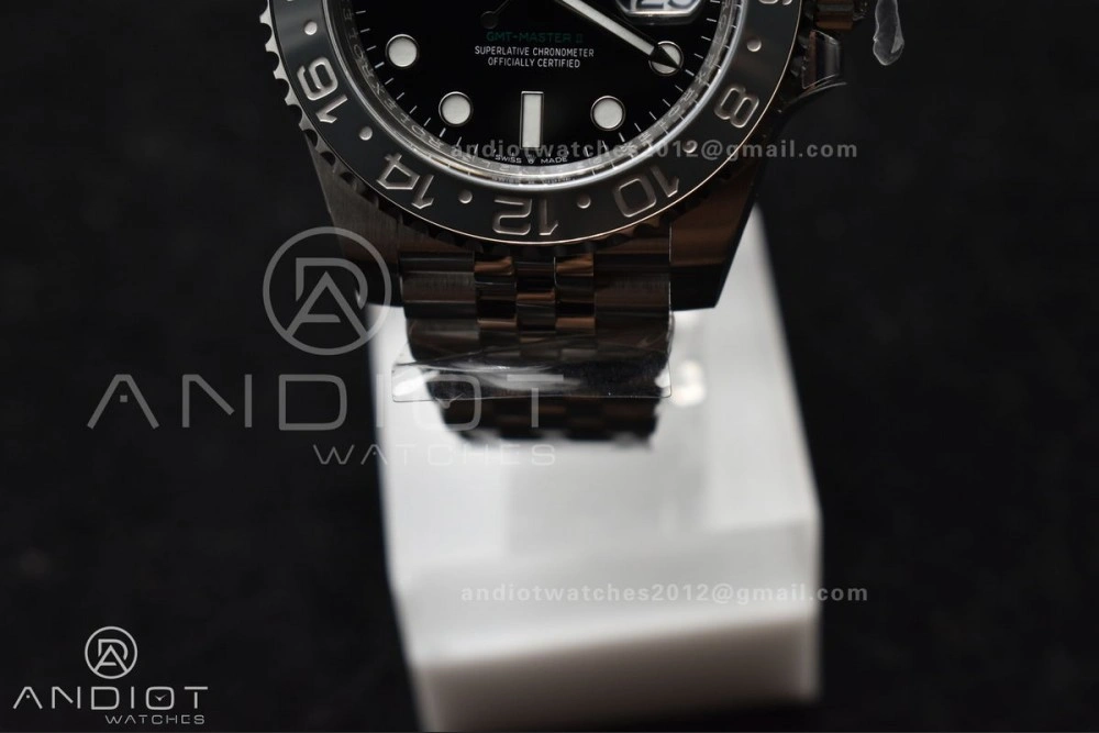 SoftTouch GMT-Master II 126710 GRNR Black Gray Ceramic 904L Steel Clean 1:1 Best Edition on Jubilee Strap DD 878