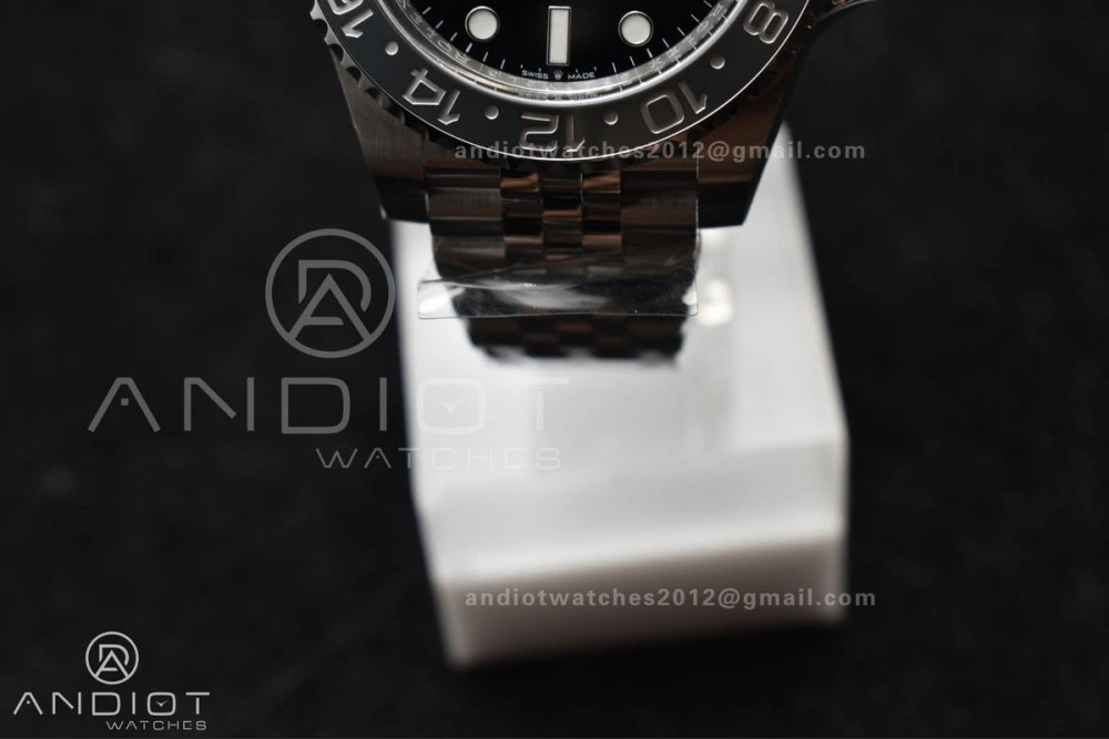SoftTouch GMT-Master II 126710 GRNR Black Gray Ceramic 904L Steel Clean 1:1 Best Edition on Jubilee Strap DD 878