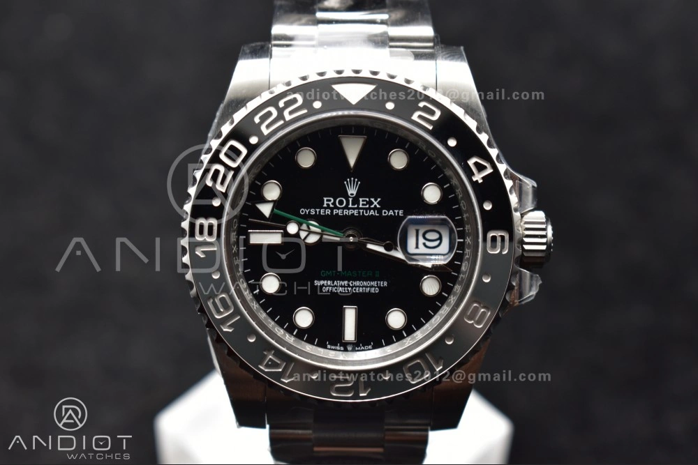 Elegant GMT-Master II 126710 GRNR Black Gray Ceramic 904L Steel Clean 1:1 Best Edition on Oyster Strap DD 876
