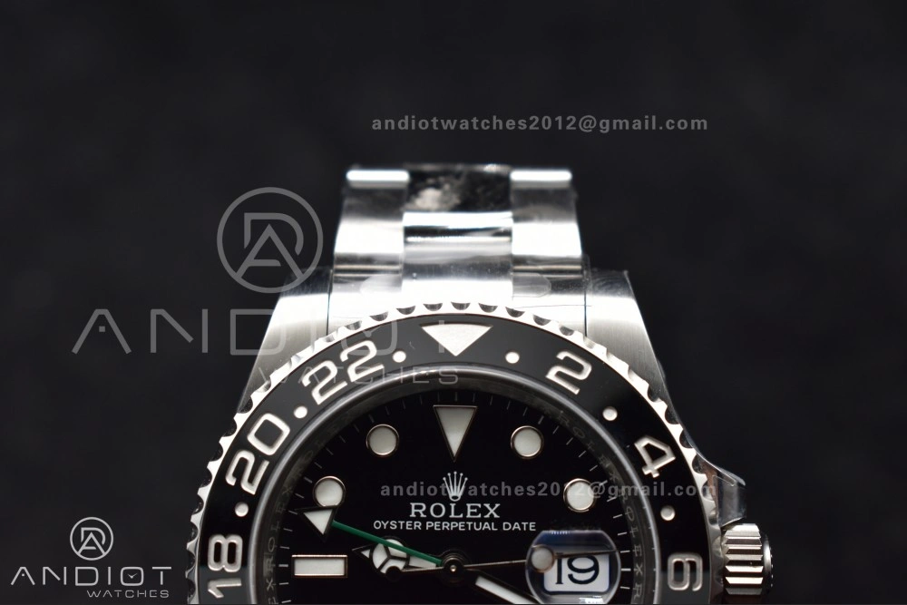 Elegant GMT-Master II 126710 GRNR Black Gray Ceramic 904L Steel Clean 1:1 Best Edition on Oyster Strap DD 876