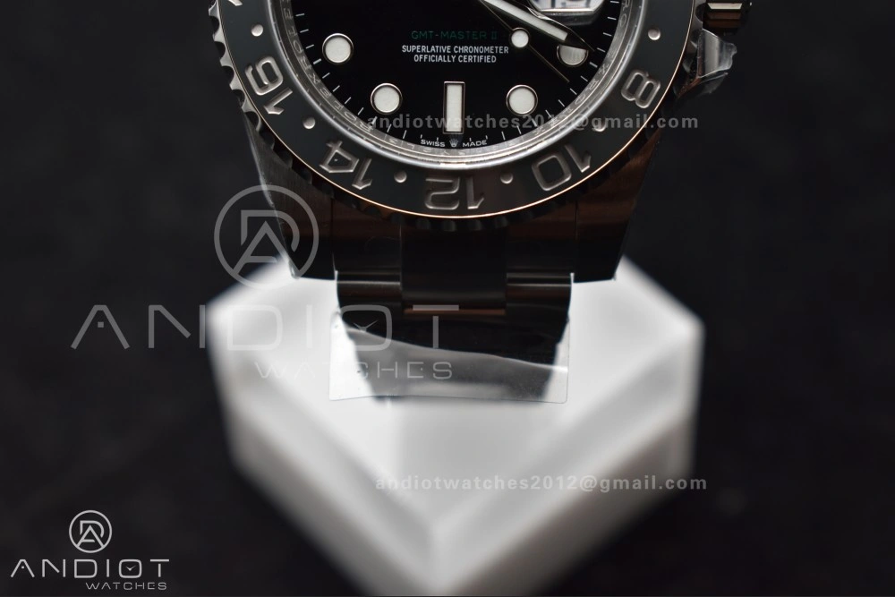 Elegant GMT-Master II 126710 GRNR Black Gray Ceramic 904L Steel Clean 1:1 Best Edition on Oyster Strap DD 876