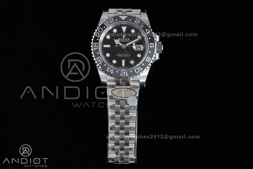 GMT-Master II 126710 GRNR Gray Black Ceramic 904L ARF Bruce Wayne 1:1 Best Edition on Jubilee Bracelet New SH3285 V SoftTouch 877