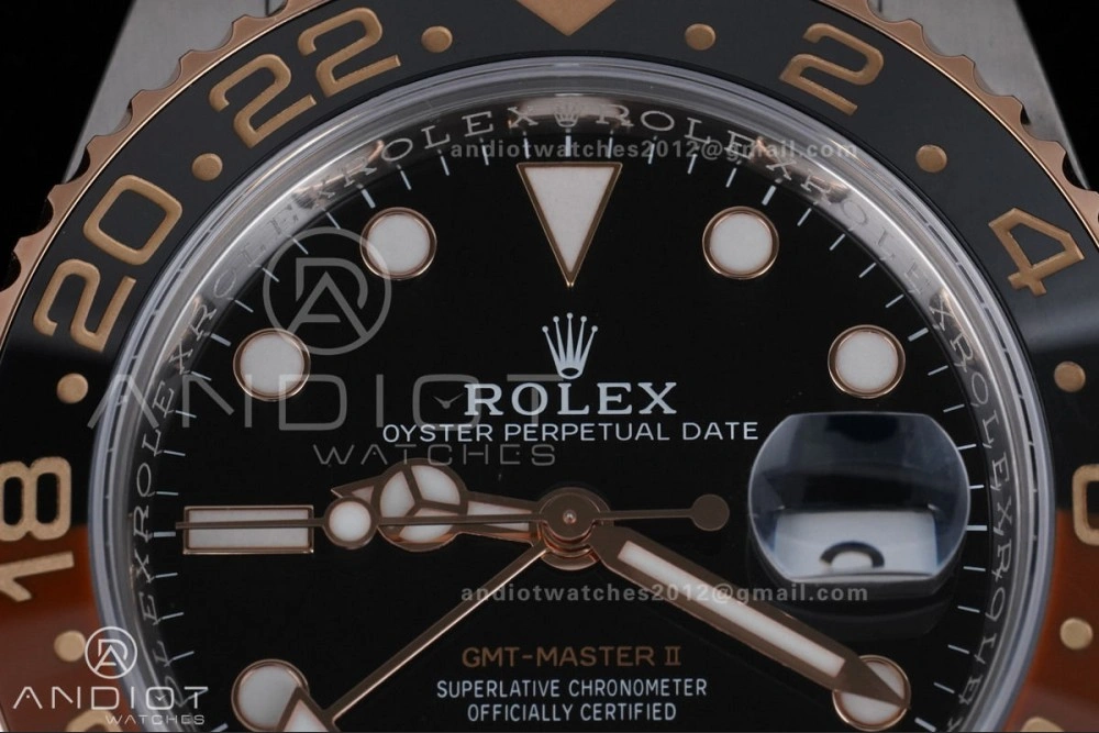 FastDry GMT Master II 126711 CHNR 904L SS ARF 1:1 Best Edition on SS RG Bracelet New SH3285 V 855