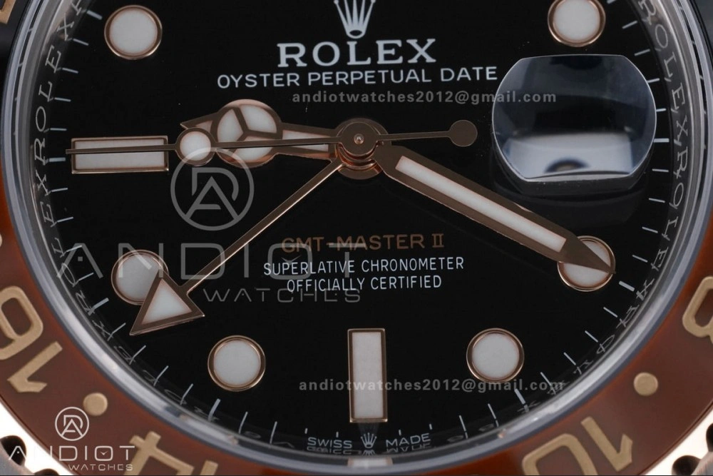 FastDry GMT Master II 126711 CHNR 904L SS ARF 1:1 Best Edition on SS RG Bracelet New SH3285 V 855