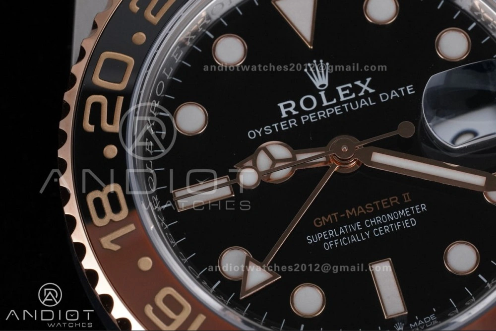 FastDry GMT Master II 126711 CHNR 904L SS ARF 1:1 Best Edition on SS RG Bracelet New SH3285 V 855