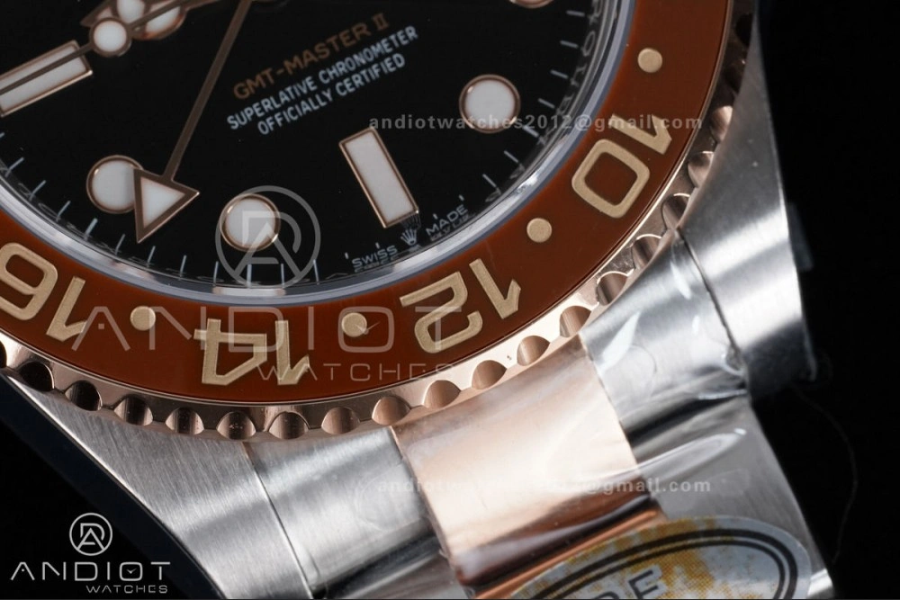 FastDry GMT Master II 126711 CHNR 904L SS ARF 1:1 Best Edition on SS RG Bracelet New SH3285 V 855