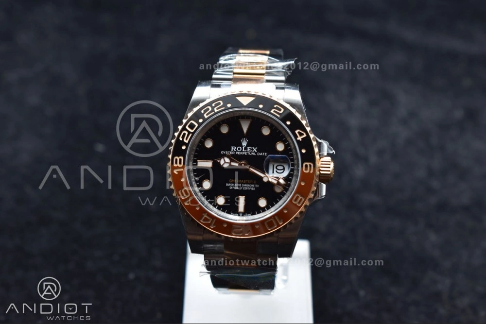 HighPerformance GMT-Master II 126711 CHNR Black Brown Ceramic Clean Factory Best Edition on SS RG Bracelet DD3285 CHS 880
