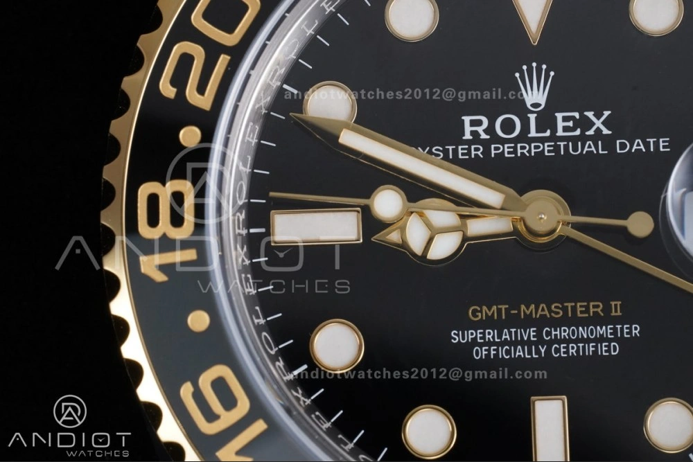 GMT-Master II 126713 GRNR ARF 1:1 Best Edition on Black Dial SS YG Bracelet Super Clone New SH3285 CHS (Gain Weight) WeatherProof 881