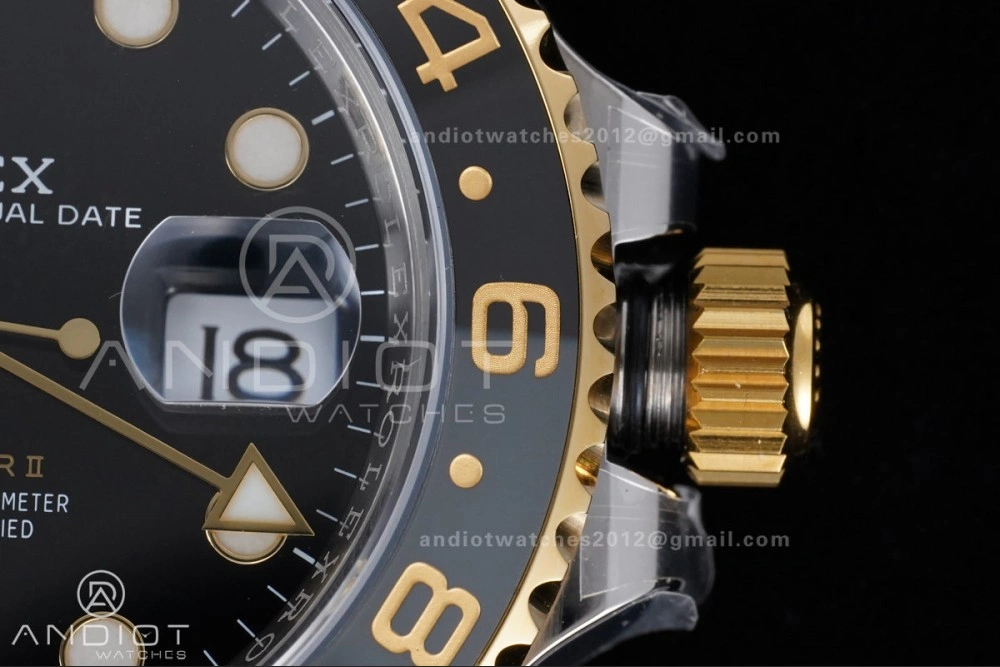 GMT-Master II 126713 GRNR ARF 1:1 Best Edition on Black Dial SS YG Bracelet Super Clone New SH3285 CHS (Gain Weight) WeatherProof 881