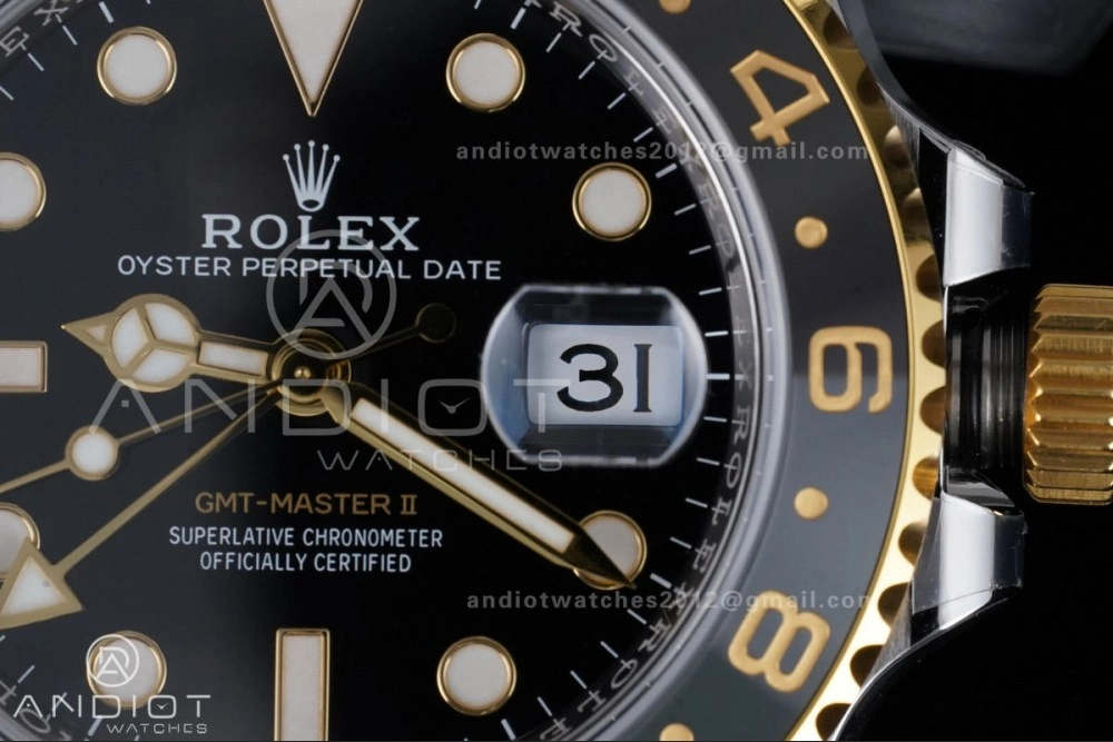 TravelReady GMT Master II 126713 GRNR ARF Best Edition Black Dial on SS YG Jubilee Bracelet New SH3285 V 856