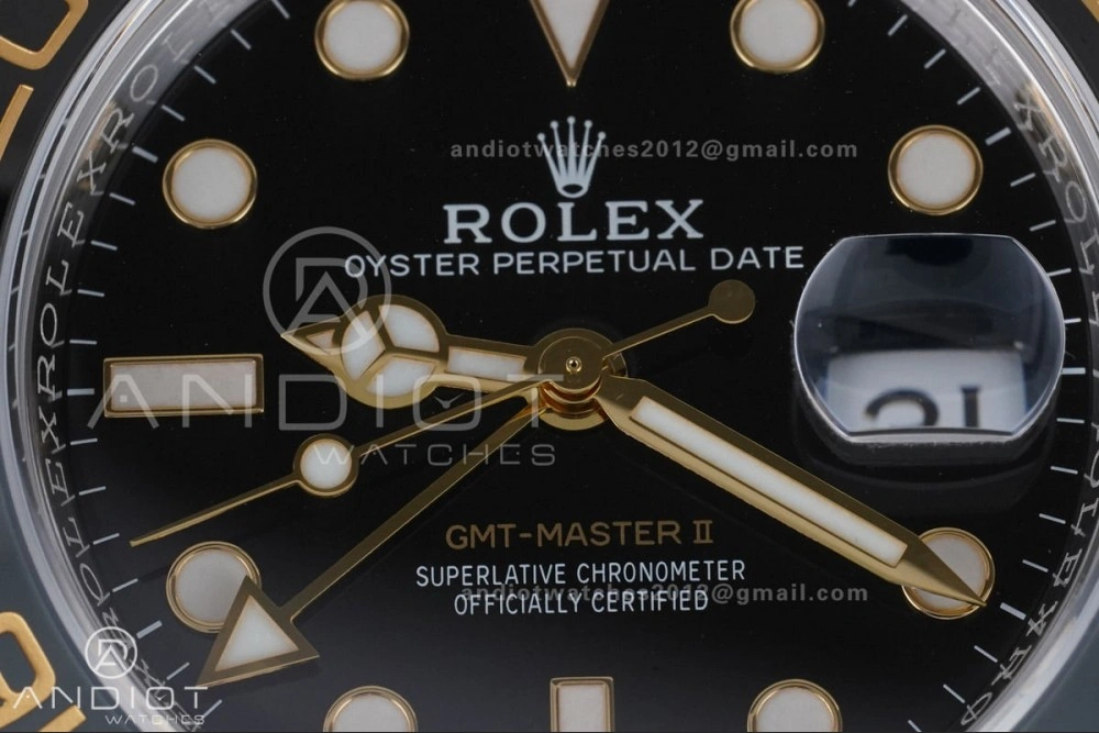 TravelReady GMT Master II 126713 GRNR ARF Best Edition Black Dial on SS YG Jubilee Bracelet New SH3285 V 856