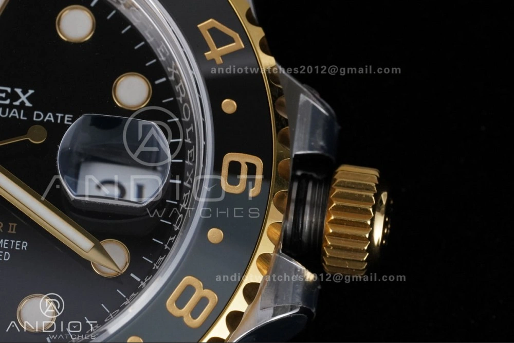 TravelReady GMT Master II 126713 GRNR ARF Best Edition Black Dial on SS YG Jubilee Bracelet New SH3285 V 856