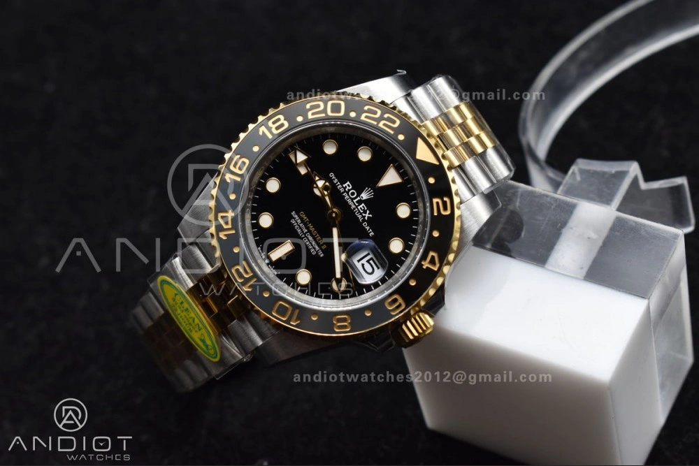 Chic GMT Master II 126713 GRNR Clean 1:1 Best Edition Black Dial on Jubilee Bracelet DD3285 CHS 859