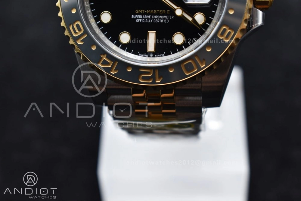 Chic GMT Master II 126713 GRNR Clean 1:1 Best Edition Black Dial on Jubilee Bracelet DD3285 CHS 859