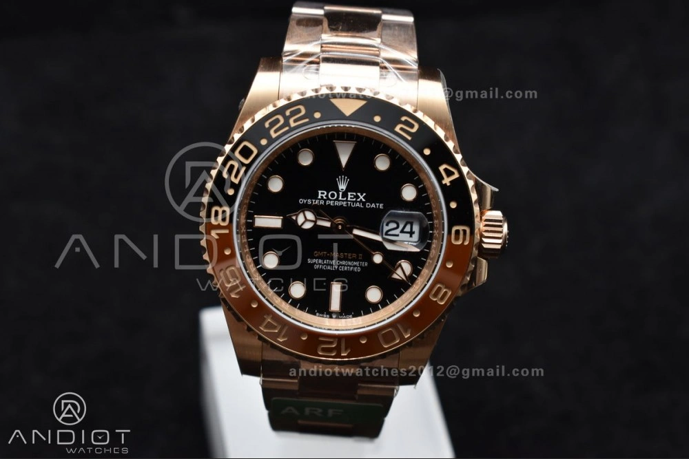 WrinkleFree GMT Master II 126715 CHNR 904L SS ARF 1:1 Best Edition on RG Bracelet New SH3285 CHS 864