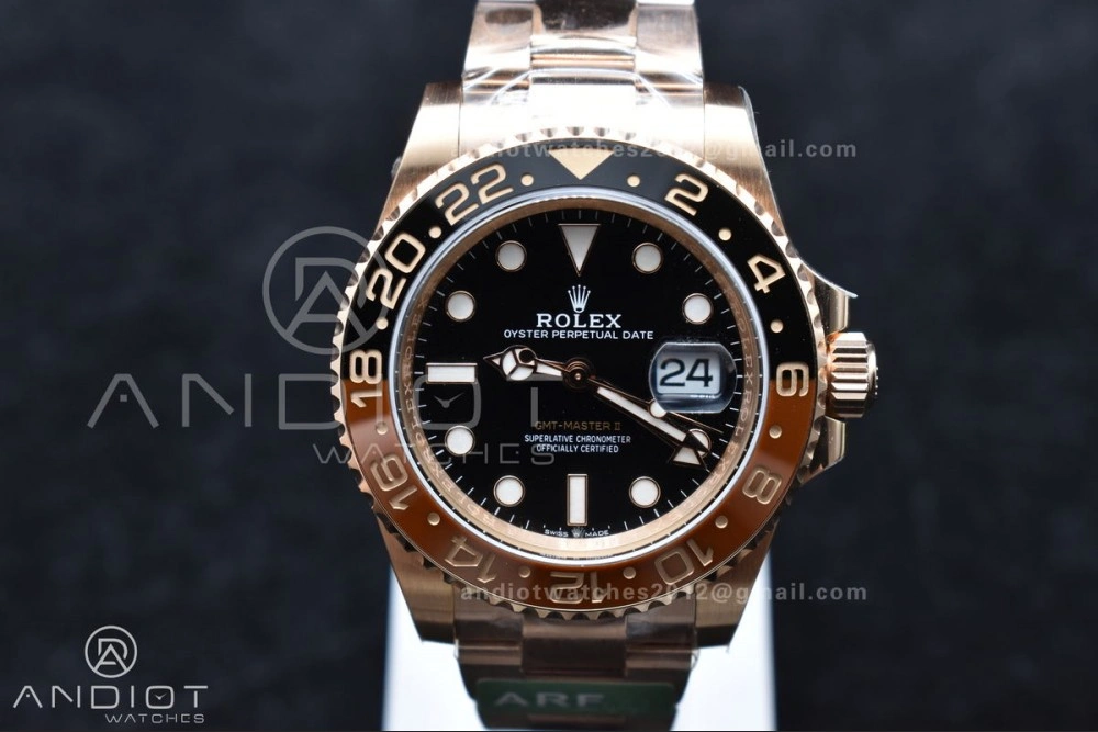WrinkleFree GMT Master II 126715 CHNR 904L SS ARF 1:1 Best Edition on RG Bracelet New SH3285 CHS 864