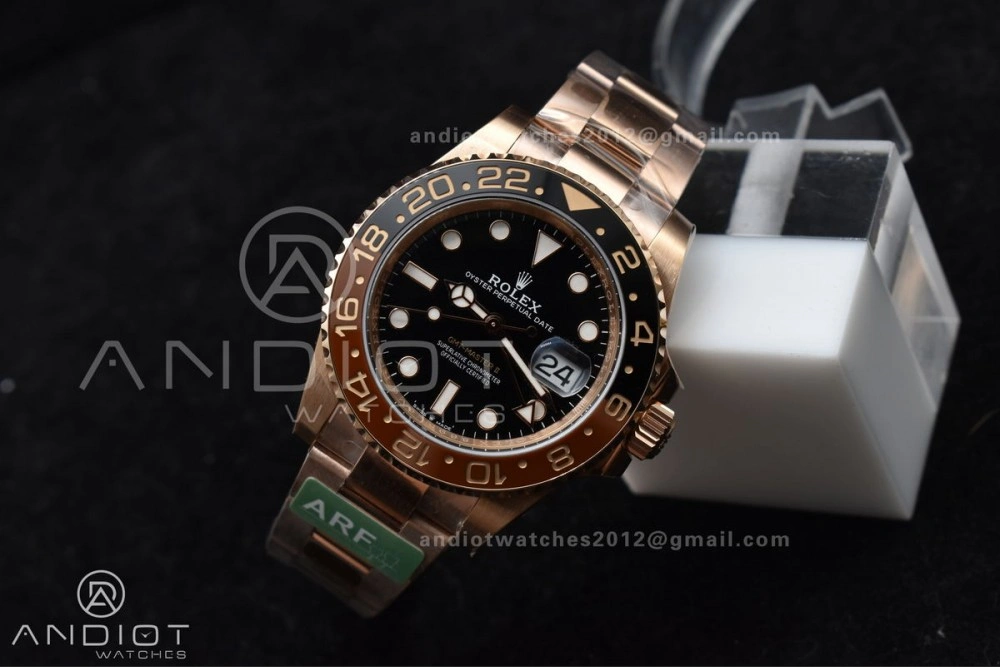 WrinkleFree GMT Master II 126715 CHNR 904L SS ARF 1:1 Best Edition on RG Bracelet New SH3285 CHS 864