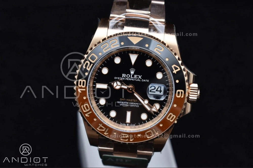 WrinkleFree GMT Master II 126715 CHNR 904L SS ARF 1:1 Best Edition on RG Bracelet New SH3285 CHS 864