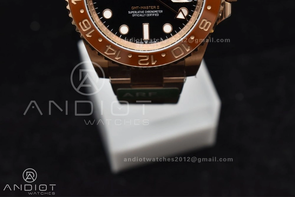 WrinkleFree GMT Master II 126715 CHNR 904L SS ARF 1:1 Best Edition on RG Bracelet New SH3285 CHS 864