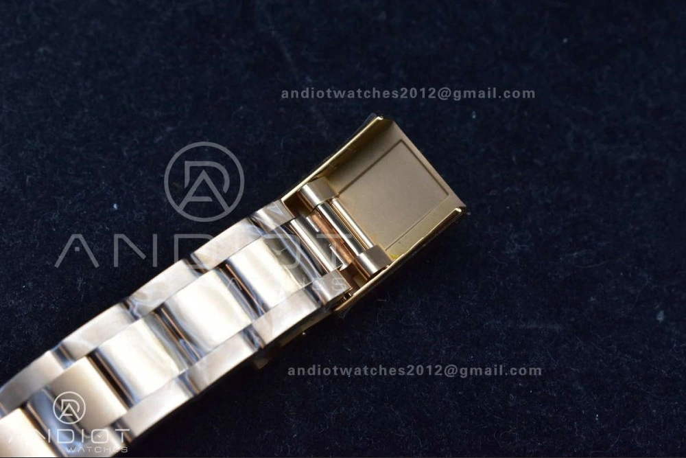 WellDesigned GMT Master II 126715 CHNR Gain Weight Gold Factory 1:1 Best Edition Black Dial on RG Bracelet VR3285 CHS 860