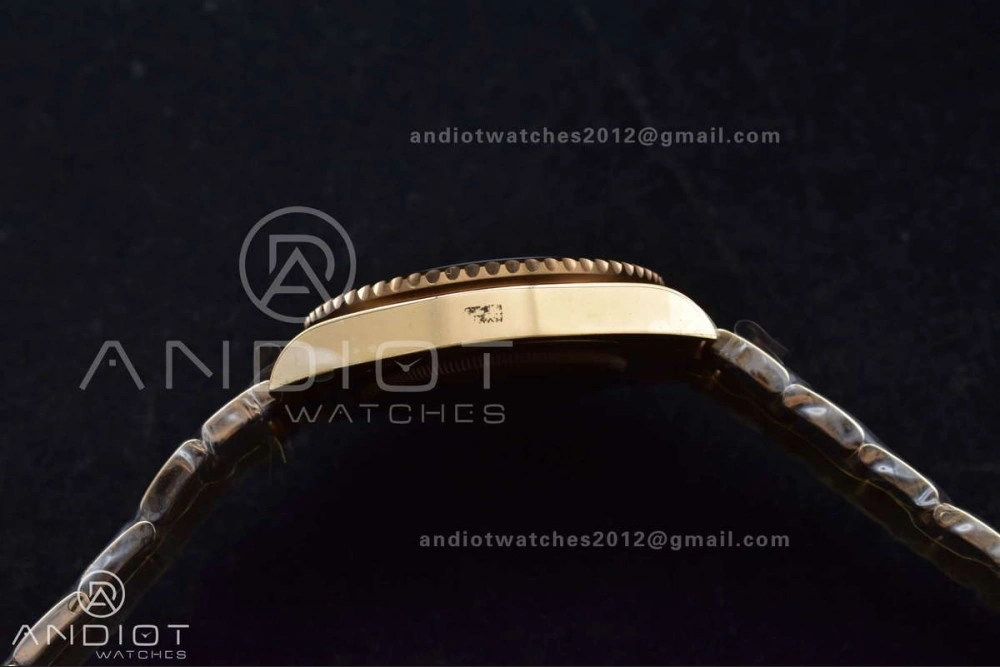 WellDesigned GMT Master II 126715 CHNR Gain Weight Gold Factory 1:1 Best Edition Black Dial on RG Bracelet VR3285 CHS 860